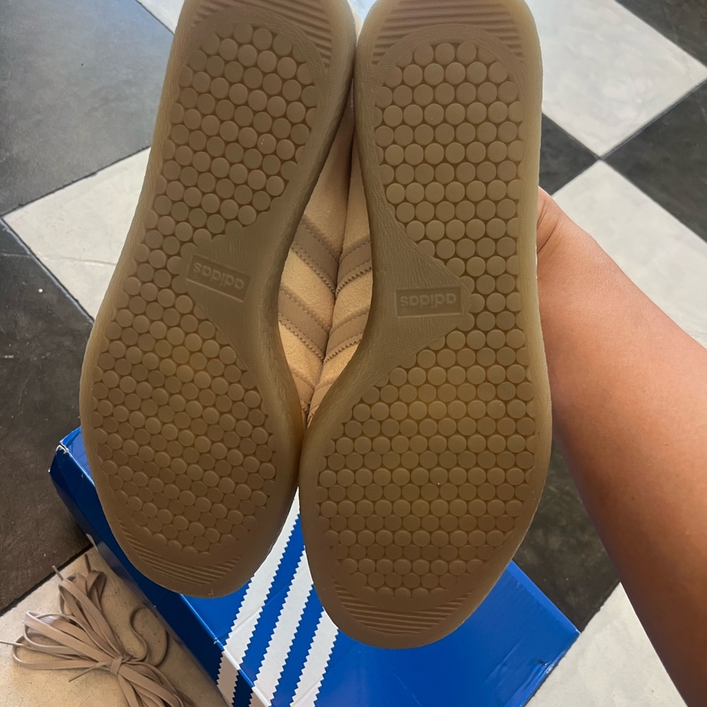Adidas Tobacco Gruen Cream Bliss Sneakers - Picture 8 of 12
